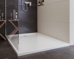 CERSANIT - Sprchová zástěna WALK-IN MILLE 80X200, chrom, průhledné sklo S161-005