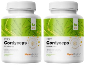 2x MycoMedica Cordyceps PRO - 180 kapslí