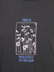 RVCA FIELDS RELAXED washed black dámské tričko krátkým rukávem