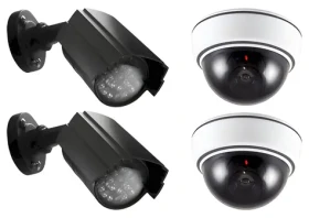 Alecto DC-KIT sada atrap kamer / Atrapa kamery / 2x venkovní / 2x vnitřní / LED signalizace (DC-KIT)