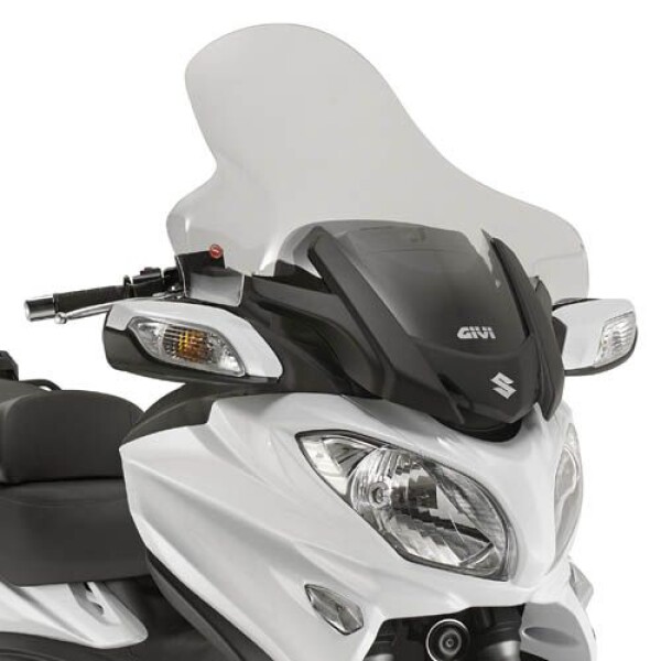 D3104St plexi čiré Suzuki Burgman 650 (13-20), vxš760x750 mm, o 120 mm vyšší