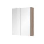 Mereo Koupelnová galerka 60 cm, zrcadlová skříňka, dub Kronberg CN716GDN