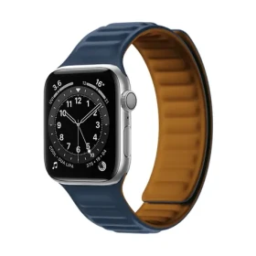 Hurtel Magnetic Strap modrá / Řemínek / Pro Apple Watch 38/40 mm / Magnetické zapínání