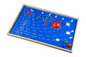 Moyo Montessori Moyo Montessori Puzzle - mapa - 9 planet