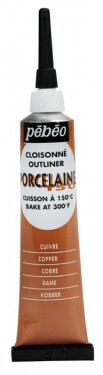 Pébéo Porcelaine 150 kontura 20 ml - měděná