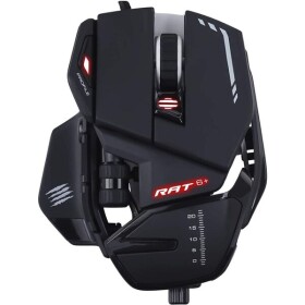 MadCatz R.A.T 6+ černá / Herní myš / Optická / 12000dpi / 11 tlačítek / USB / 1.8m / RGB (MR04DCINBL000-0)