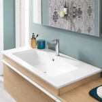 VILLEROY & BOCH - Venticello Umyvadlo nábytkové 1000x500 mm, s přepadem, otvor pro baterii, alpská bílá 4104AL01