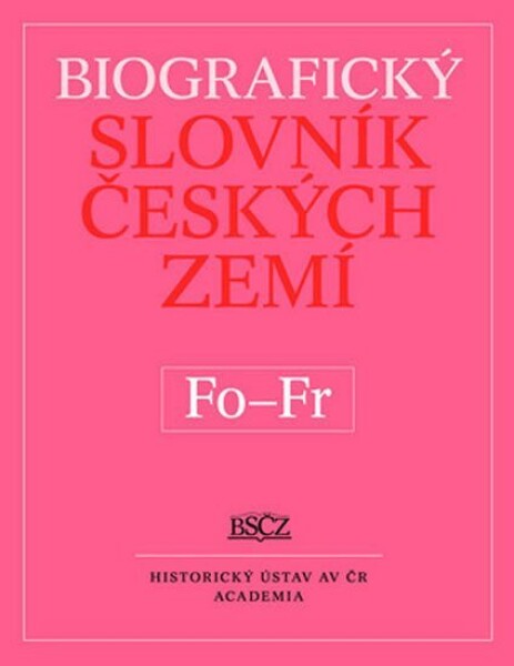 Biografický slovník Českých zemí Fo - Fr - Marie Makariusová