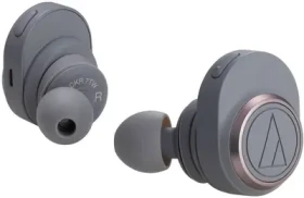 Rozbaleno - AUDIO-TECHNICA ATH-CKR7TW šedá / bezdrátová sluchátka / mikrofon / rozbaleno (ATH-CKR7TWGY.rozbaleno)