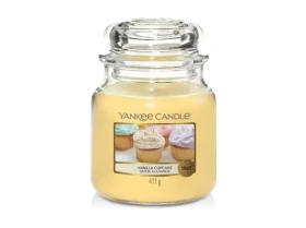 Yankee Candle Vanilla Cupcake střední sklenice 411g / doba hoření: až 75 h (1093708E)
