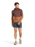 ICEBREAKER M 200 Realfleece Descender LS Zip Hoodie, Carob/Dusty Clay velikost: XL