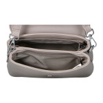 Stylová dámská koženková kabelka Ethel, šedá