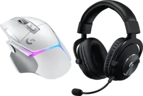Logitech G502 X Plus + G Pro X černá / Herní sada / bezdrátová myš + headset / 25600 DPI / USB