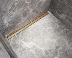 I-Drain - Plano Nerezový rošt pro sprchový žlab řady PRO, povrch PVD, délka 100 cm, zlatá IPRO1000G