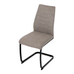 Jídelní židle, hnědá, látka, DCL-438 BR2