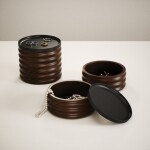 Dřevěná šperkovnice Umbra Tesora - černá/ořechová