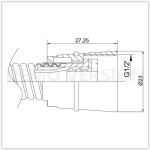 HOPA - Sprchová hadice 600014 OLBA600014