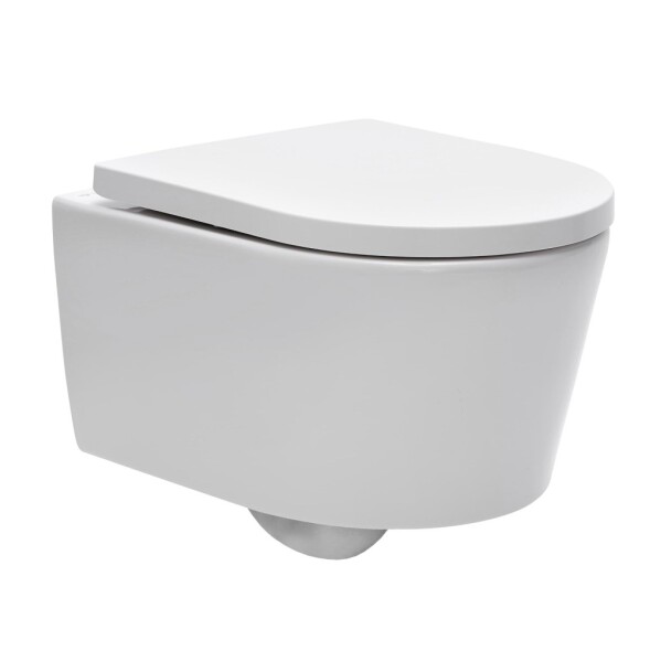WC závěsné SAT Brevis včetně prkénka softclose, zadní odpad SATBRE010RREXP SATBRE010RREXP