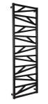 HOPA - Koupelnový radiátor TRICK černá barva - Barva radiátoru - Černá, Rozměr radiátoru - 530 × 1517 mm, výkon 704 W, Typ připojení - Klasické (na rozteč) RADTRK501531