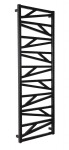 HOPA - Koupelnový radiátor TRICK černá barva - Barva radiátoru - Černá, Rozměr radiátoru - 530 × 1847 mm, výkon 848 W, Typ připojení - Klasické (na rozteč) RADTRK501831