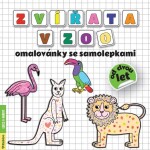 Zvířata v ZOO omalovánky se samolepkami - Radka Kneblová