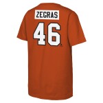 Outerstuff Dětské tričko Trevor Zegras #46 Philadelphia Flyers NHL Flat Name & Number Short Sleeve Cotton Velikost: Dětské M (136 – 152)