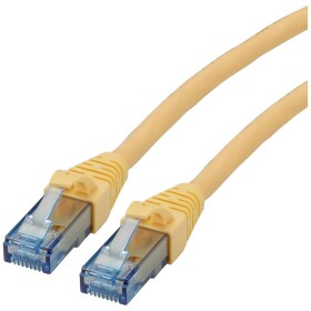 Roline 21.15.2723 RJ45 síťové kabely, propojovací kabely CAT 6A U/UTP 3.00 m žlutá nestíněný, bez halogenů, samozhášecí 1 ks