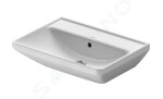 DURAVIT - D-Neo Umyvadlo 600x440 mm, bez otvoru pro baterii, bílá 2366600060