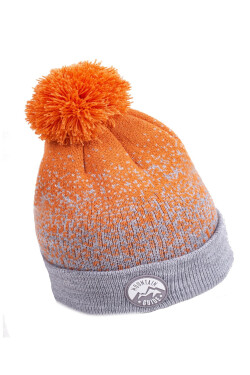 Čepice YOCLUB CZZ-0483C Chlapec oranžovo-šedá 50-52 cm