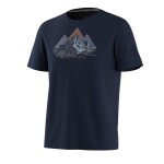Pánské merino tričko SMARTWOOL Men's Peak Bagger Active Short Sleeve Gr, Navy velikost: L
