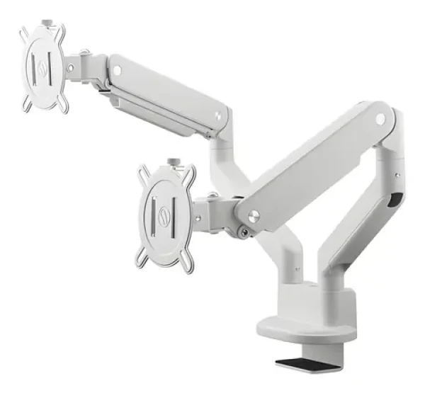 One For All DM4220 bílá / Držák pro monitor / Pro 2 monitory / 13-35" / nosnost 10 kg (DM4220)