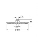 GROHE - Rainshower Hlavová sprcha Cosmopolitan, 1 proud, chrom 28368000