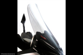 Yamaha X-Max 125, X-Max 250 10-13 Skútr plexi Powerbronze 480 mm - lehce kouřová