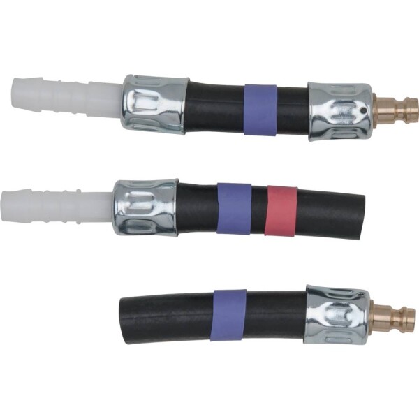 KS Tools 150.1872 Sada adaptérů, Ø 3 mm (fialová)
