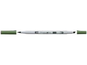 Tombow Oboustranný štětcový lihový fix ABT PRO - dark olive