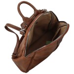 Trendy dámský koženkový kabelko-batůžek Eligio, koňakový