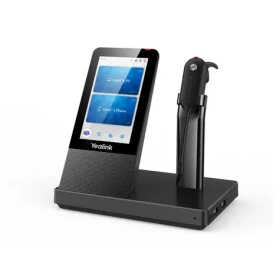 Yealink WH67 DECT / DECT základna + mono náhlavní souprava / 4" dotyk. displej / Bluetooth Dongle BT50 (WH67UC)
