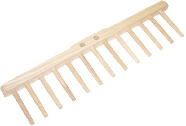 Hrábě na seno, dřevěný kolík, bez násady