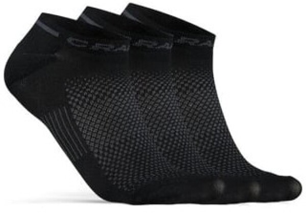 Craft Core Dry Shaftless 5-pack černá - Běžecké ponožky CRAFT CORE Dry Shaftless 5 párů - černá Velikost textilu: 43-45