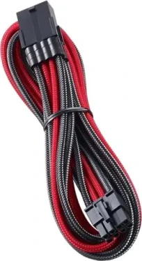 CableMod PRO ModMesh 8-Pin PCIe prodlužovací kabel 45 cm - carbončervená (CM-PCAB-8PCI-N45KCR-3PK-R)