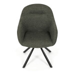 Jídelní židle, zelená, látka, DCH-Y1143 GRN2