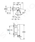 GROHE - Plus Sprchová baterie, chrom 33577003