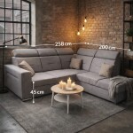 Sedací souprava Barcelona - Country 17 Provedení: Levá varianta, látka: Country 17