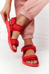 Women's Sport Sandals Big Star HH274A027 Red