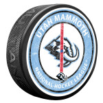 Mustang Puk Utah Mammoth NHL Center Ice Puck
