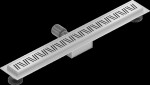 MEXEN/S - Flat M22 odtokový žlab 70 cm nerez 1029070-15