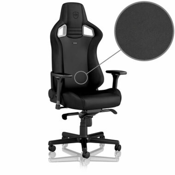 Noblechairs EPIC Black Edition černá / Herní židle / PU kůže / nastavitelná / pojezdová kolečka / nosnost 120 kg (NBL-PU-BLA-004)