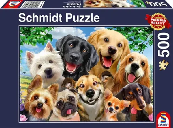 SCHMIDT Puzzle Psí selfie