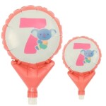 Balónek číslo 7 zvířátko 10 cm x 15 cm Balónek číslo 7 zvířátko 10 cm x 15 cm