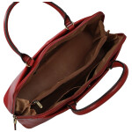 Luxusní dámská kožená kabelka do ruky Katana Gisela, vínová